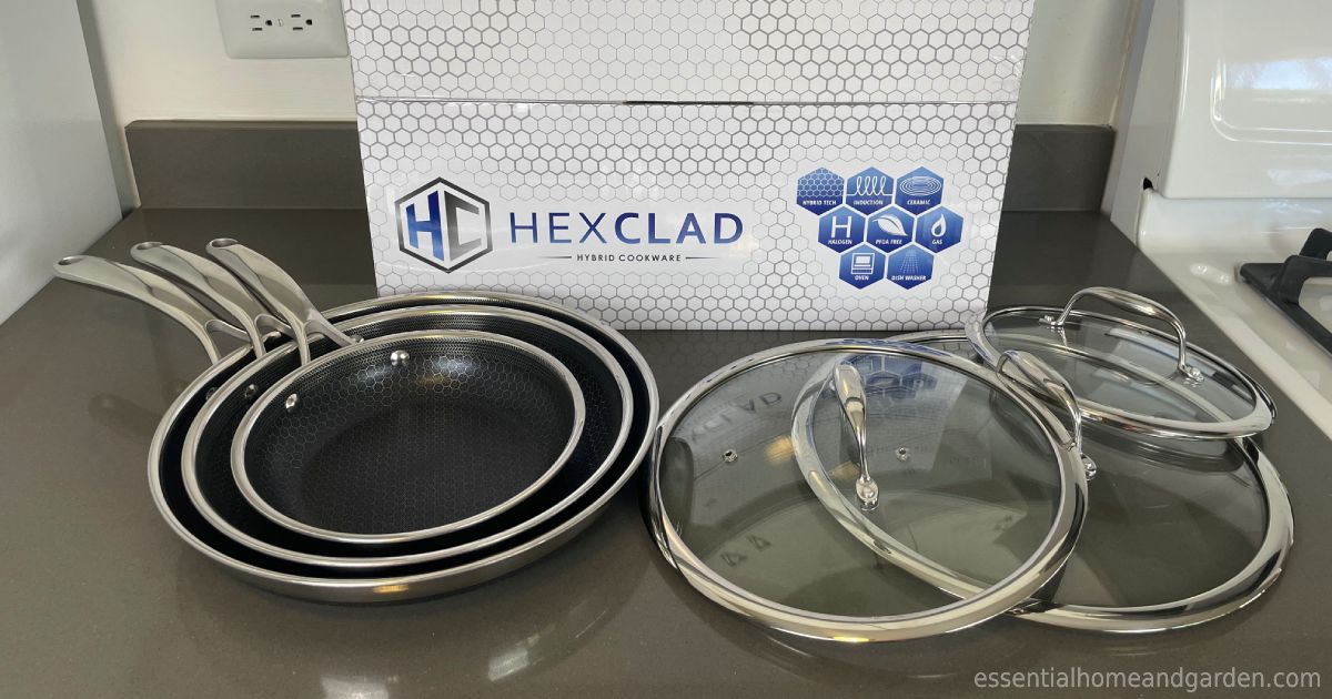 Hexclad Review: Hybrid Cookware & Japanese Damascus Knives 